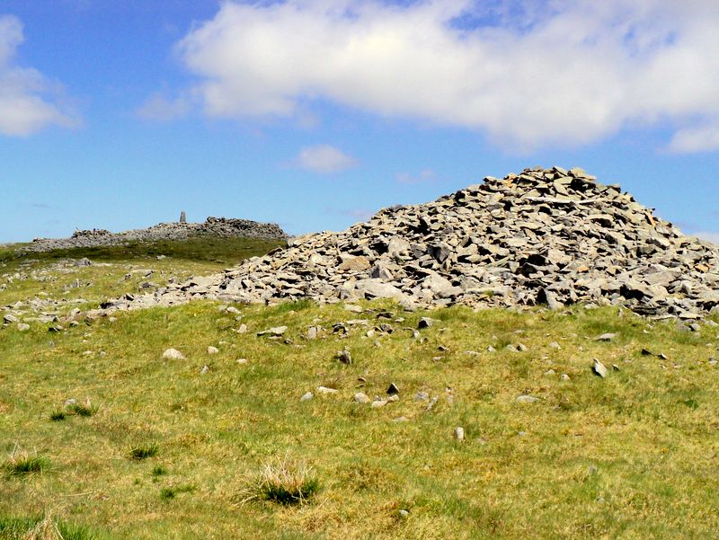 Plynlimon Summit - Cairn, Trig Point and Shelter