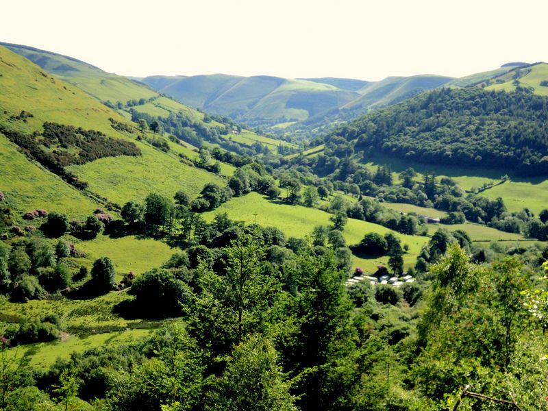 Dovey Valley at Dinas Mawddwy (old route)