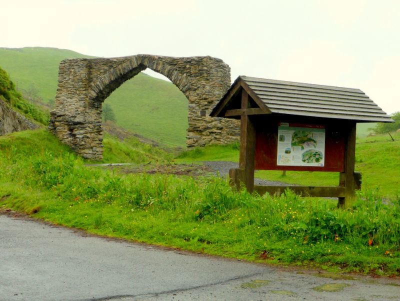 The Arch (1810) on B4574 to Devil's Bridge (now bypassed)