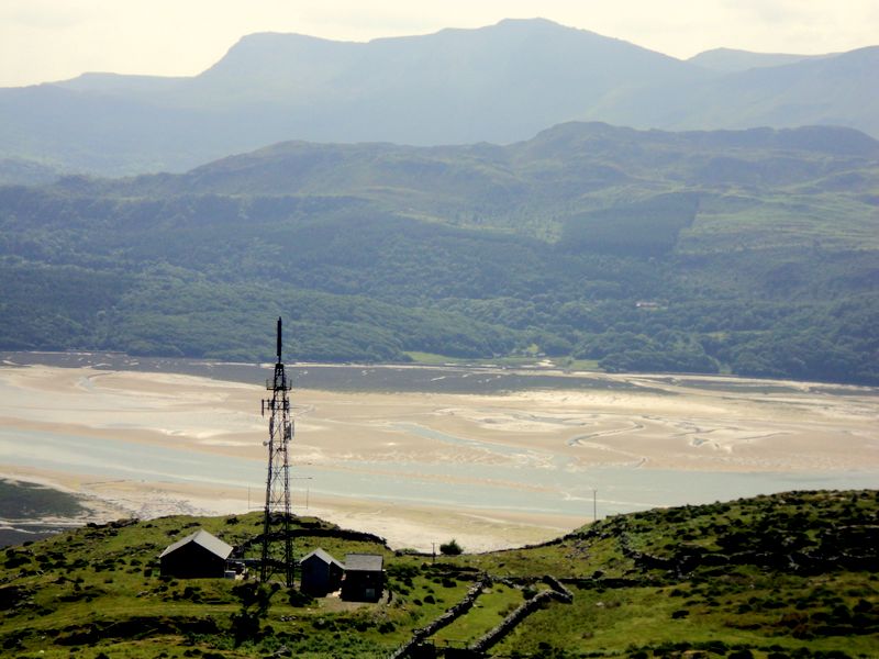 Cadair Idris across Mawddach Estuary from near Bwlch y Llan