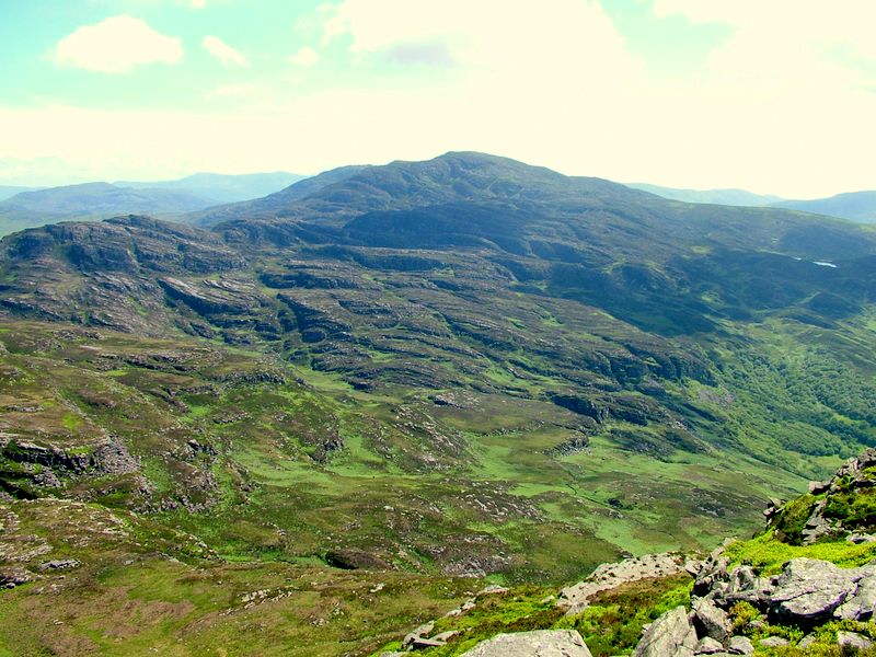 Looking back to Rhinog Fawr from Clip