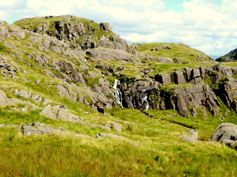 Waterfall North of Cwmorthin Quarry