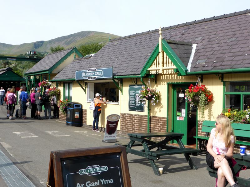 Llanberis Mountain Railway Station 7.5km and 1000m down from Summit